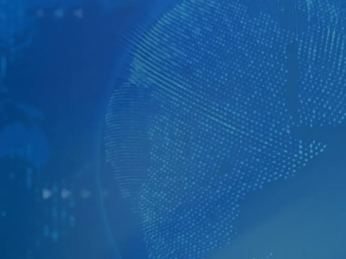 Still from kapture Blue gradient news background