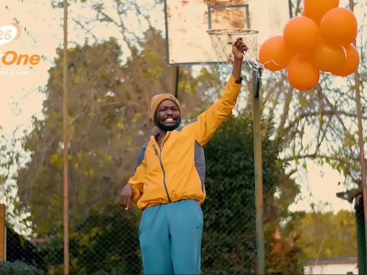 Still from NetOne 25th anniversary TV commercial