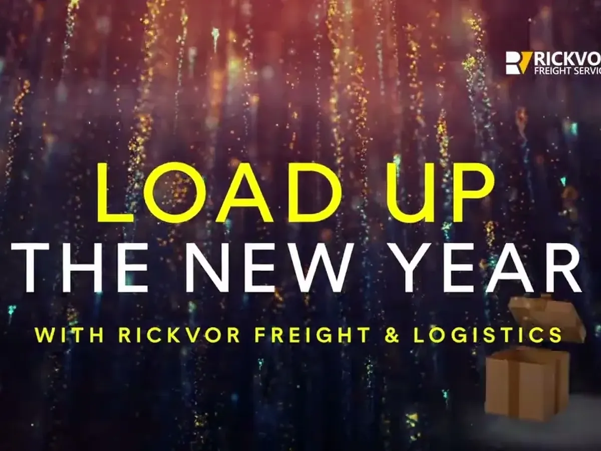 Still from Rickvor Freight festive commercial