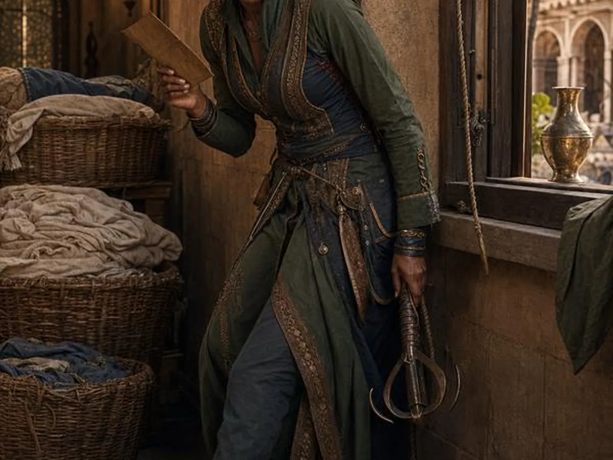 Kesi in the palace kitchens