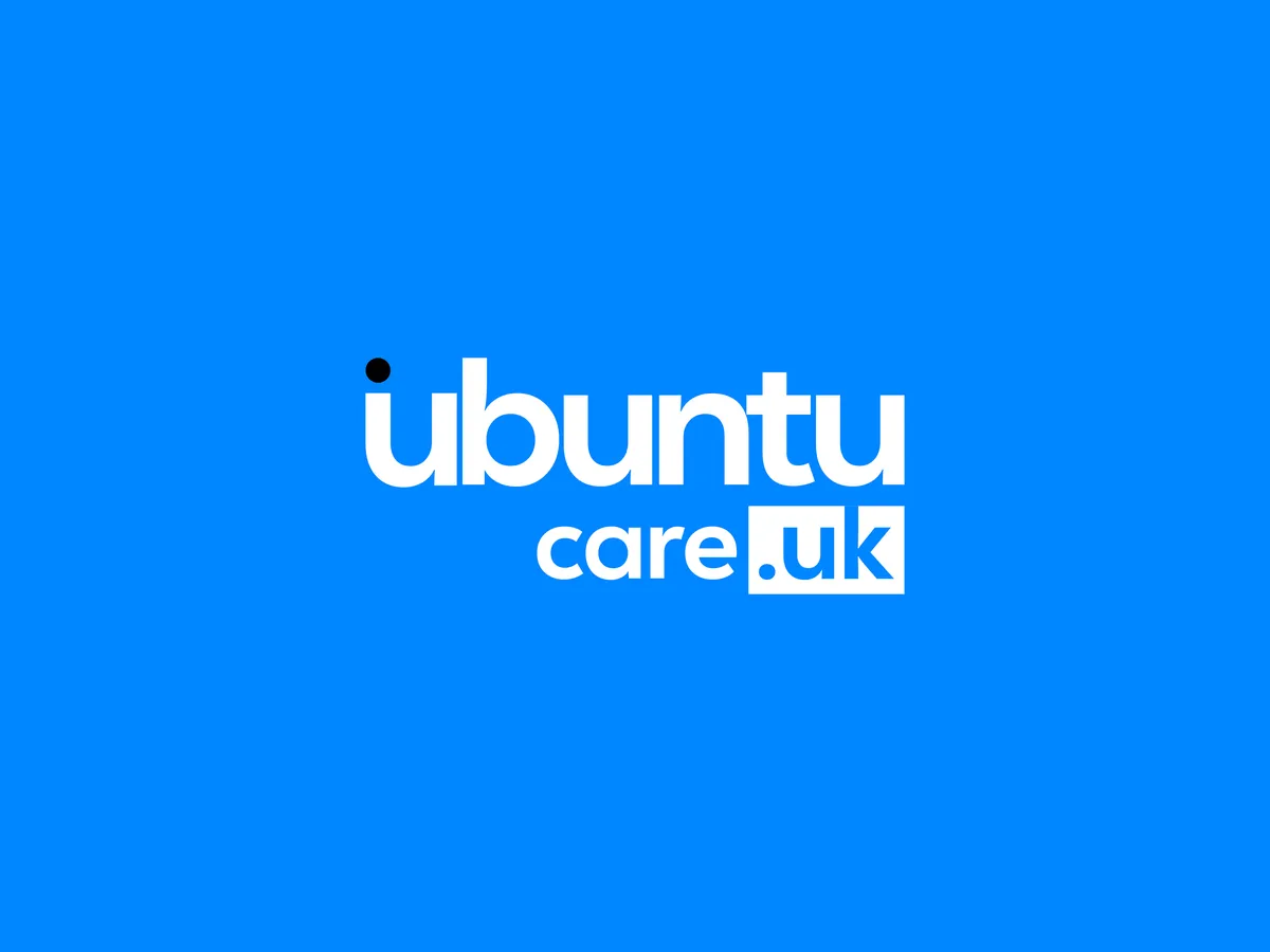 The Ubuntu Care logo on blue