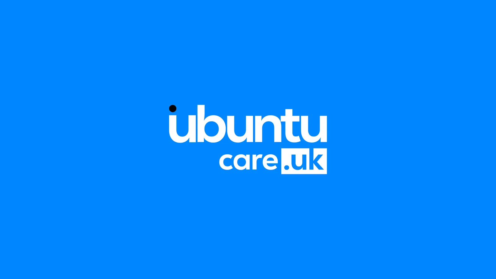The Ubuntu Care logo on blue